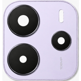 Cristal de cámara con marco para Xiaomi Redmi Note 14 4G (violeta)