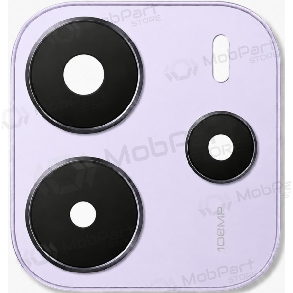 Cristal de cámara con marco para Xiaomi Redmi Note 14 4G (violeta)