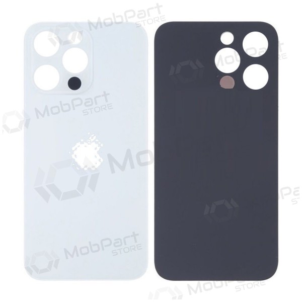Apple iPhone 13 Pro tapa trasera de la batería (plata) (bigger hole for camera)