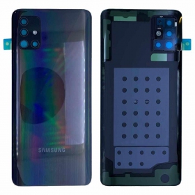 Samsung A515 Galaxy A51 2020 tapa trasera de la batería negro (Prism Crush Black) (usada grade C, original)