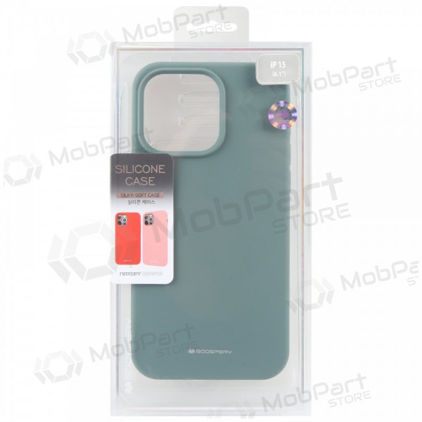 Funda para Apple iPhone 16e Mercury Funda de Silicona (verde oscuro)