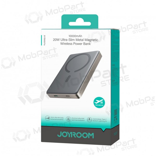 Batería externa Power Bank Joyroom JR-PBM08 Pro 20W Magnetic Wireless 10000mAh Natural Titanium
