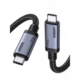 Cable USB-C Ugreen L706 USB-C a USB-C 1 m 240 W negro