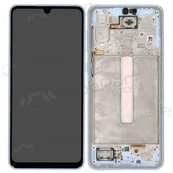 Samsung Galaxy A33 5G pantalla (azul) (con un marco) (original)