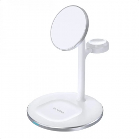 Cargador inalámbrico 3 en 1 Choetech T585-F 15 W blanco