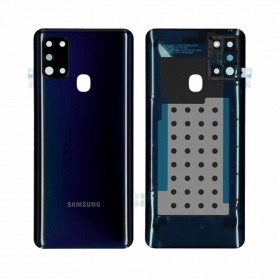 Samsung A217 Galaxy A21s 2020 tapa trasera de la batería (negro) (usada grade C, original)