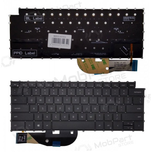DELL XPS 9500 teclado (US) (con iluminación) DELL XPS 9500 teclado (US) (con iluminación)