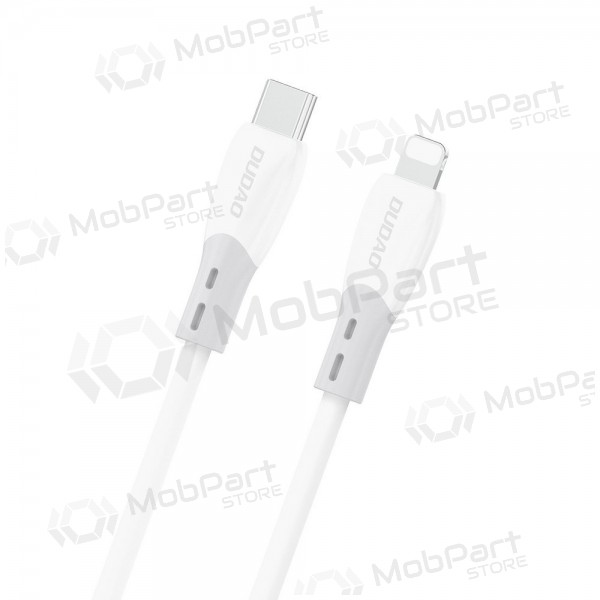 Cable Lightning Dudao L25SX USB-C a Lightning 2 m 30 W blanco