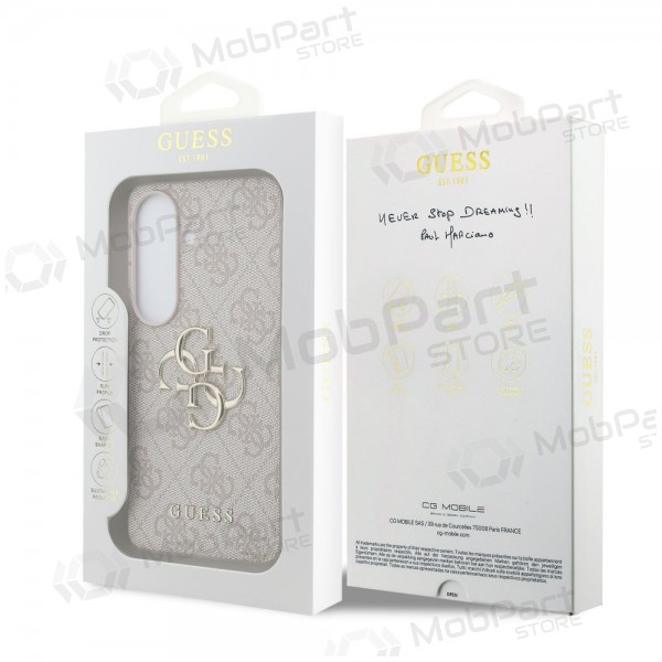 Funda para Samsung Galaxy S26 -Guess PU 4G Metal Logo- (rosa)