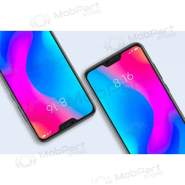 Xiaomi Redmi 11A / 12C / Poco C55 negro protector de pantalla de cristal templado Xiaomi Redmi 11A / 12C / Poco C55 negro protector de pantalla de cristal templado