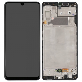 Samsung Galaxy A32 4G pantalla (negro) (con marco) (original)