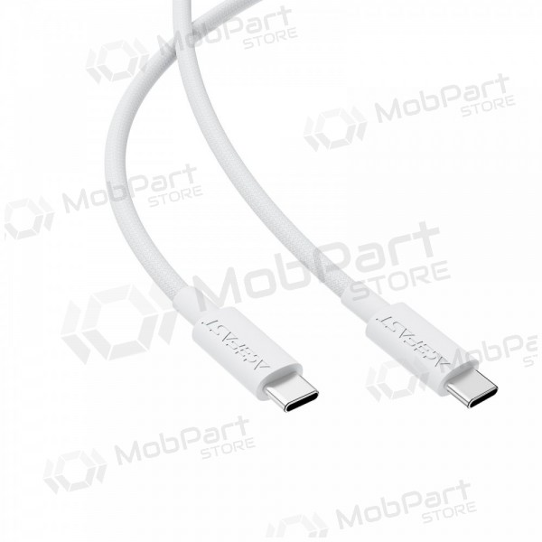 USB cable Acefast C18-03 60W USB-C to USB-C 1.2m blanco