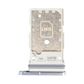 Samsung Galaxy S22 Ultra Dual Titular de la tarjeta SIM (Phantom White) (service pack) (original)