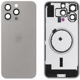 Tapa trasera para Apple iPhone 16 Pro Max (gris) - Premium