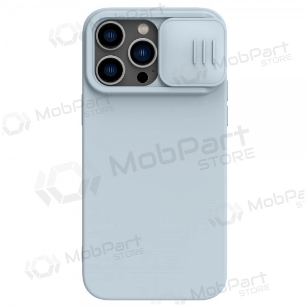 Apple iPhone 15 Pro funda „Nillkin Silicone“ (gris)
