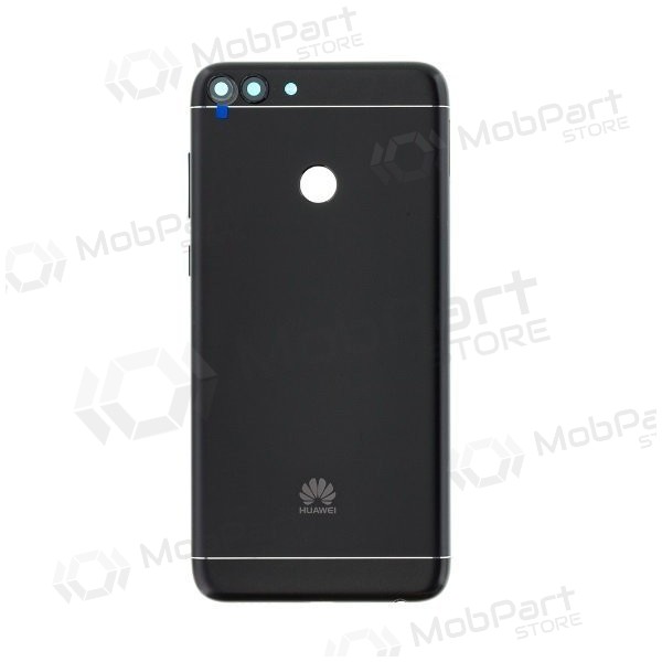 Huawei P Smart / Enjoy 7S tapa trasera de la batería (negro) (usada grade C, original)