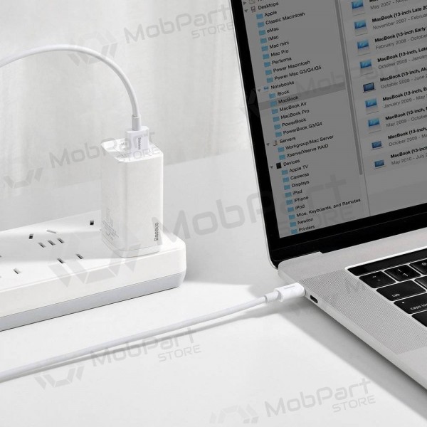 USB cable Baseus Superior iš USB į Type-C 66W 2.0m blanco CATYS-A02