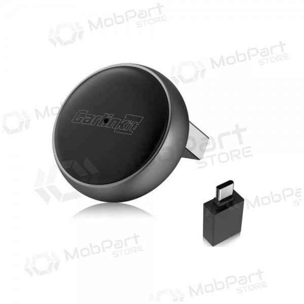 Adaptador CarPlay Carlinkit Mini Ultra3 inalámbrico Android Auto negro
