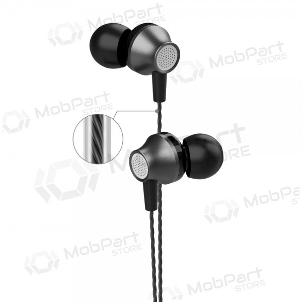 Manos libres Devia Metal In-Ear 3,5mm (negro)