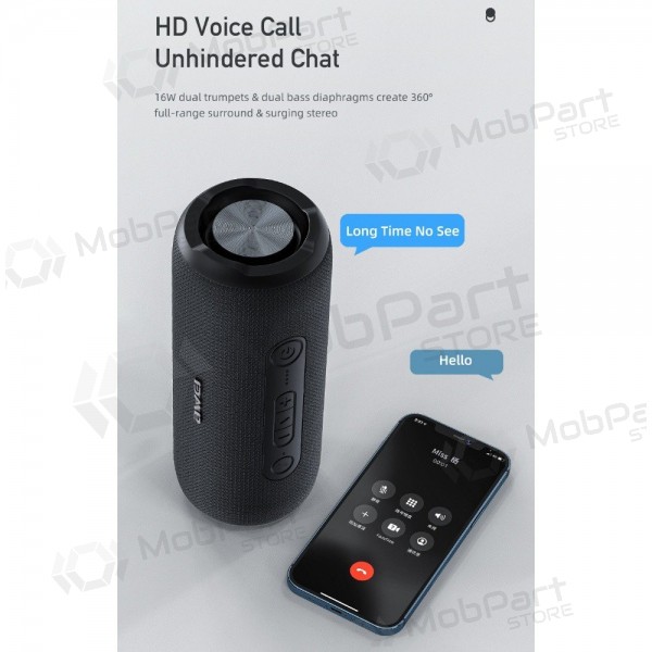 Bluetooth altavoz portátil Awei Y669 31W negro