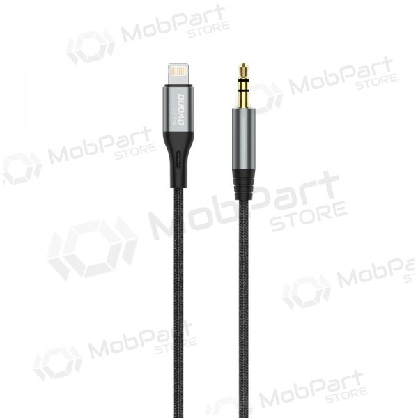 Cable de audio Dudao L11Pro Lightning a 3.5 mm 1 m negro