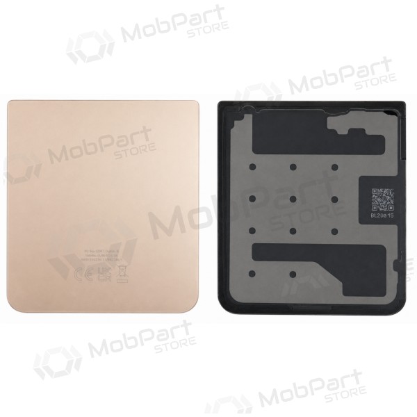 Tapa trasera inferior Samsung Galaxy Z Flip4 5G (oro rosa) (original)