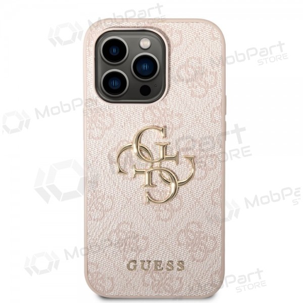 Funda para Apple iPhone 14 Pro Max - Guess PU 4G Metal Logo (rosa)