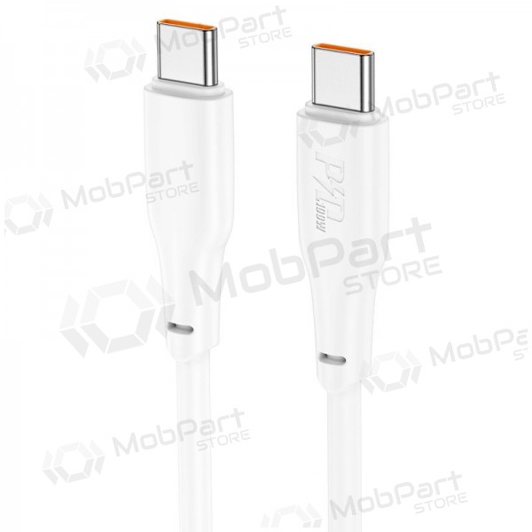 Cable USB-C Hoco X93 USB-C a USB-C 1 m 100 W blanco