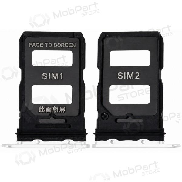 Soporte de tarjeta SIM para Xiaomi 14, 14 Pro (blanco)
