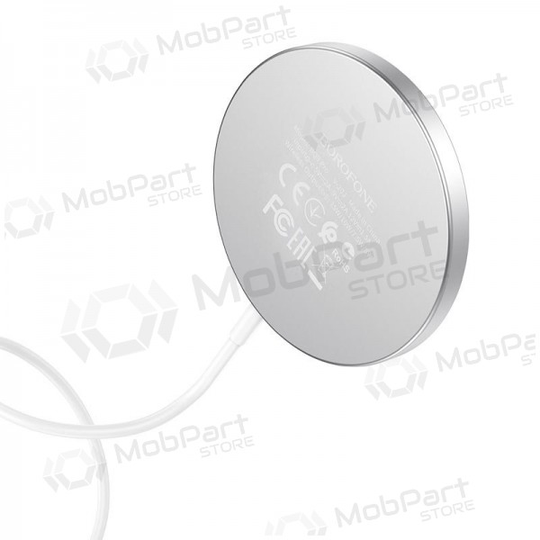 Cargador inalámbrica Borofone BQ9 Pro Original Magnetic (10W) (plata)