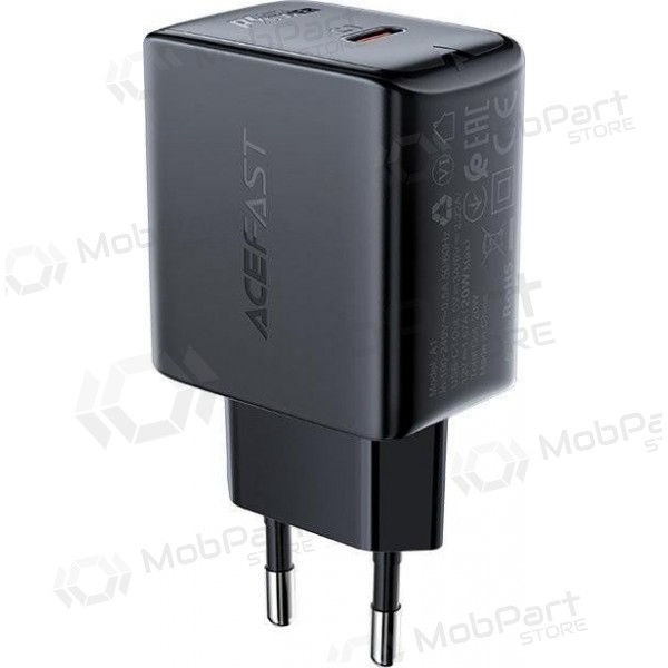 Cargador buitinis Acefast A1 PD20W USB-C negro