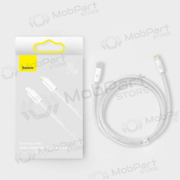 Cable Baseus Dynamic Type-C - Lightning 20W 1.0m (blanco) CALD000002