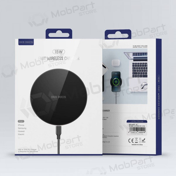 Cargador inalámbrica Dux Ducis C6 15W (negro)