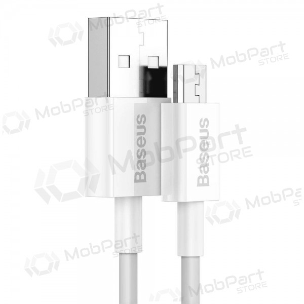 Cable USB Baseus Superior microUSB 2A 2.0m (blanco) CAMYS-A02