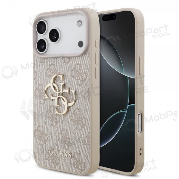 Funda para Apple iPhone 17 Pro Max - Guess PU 4G Metal Logo (rosa)