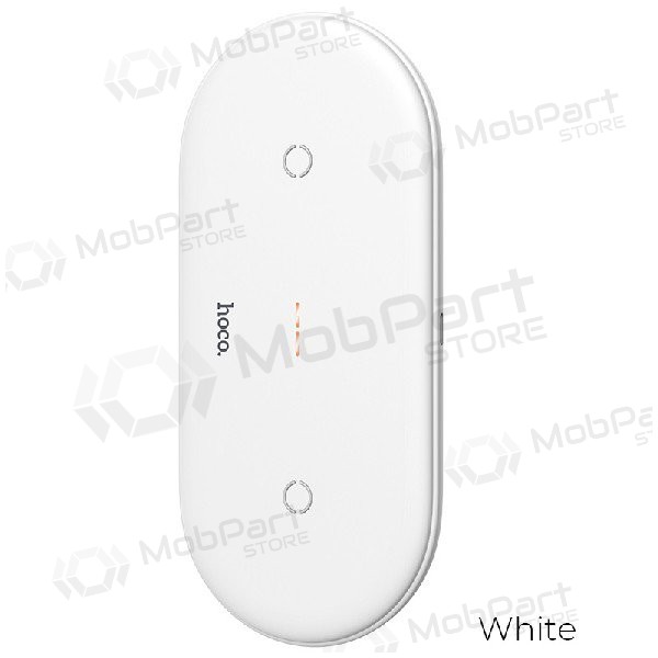 Inalámbrica cargador HOCO CW23 Dual Power FastCharge (blanco)