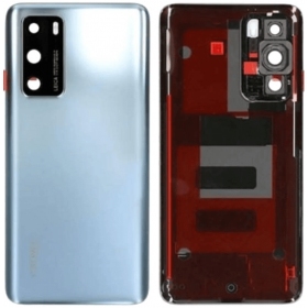 Tapa trasera Huawei P40 (plateada) (original)