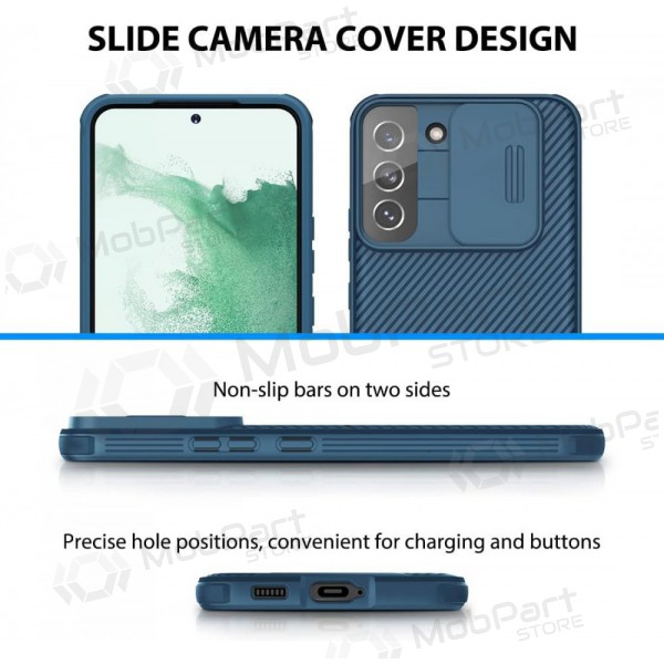 Google Pixel 7 Pro funda „Nillkin CamShield Pro“ (azul)