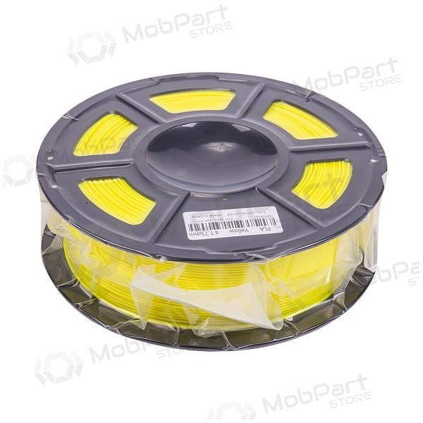 3D spausdinimo plastikas PLA, 1.75mm, 1kg, amarillo