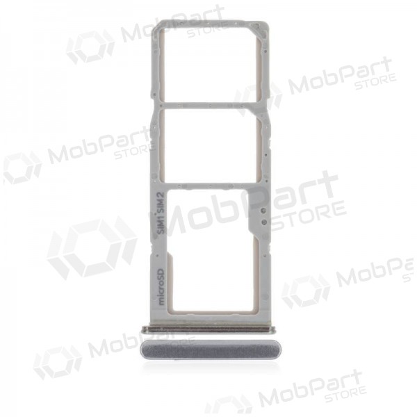 Samsung A705 Galaxy A70 2019 Titular de la tarjeta SIM blanco (plata)
