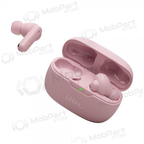 Auriculares inalámbricos con micrófono JBL Wave Beam 2 Bluetooth TWS rosas