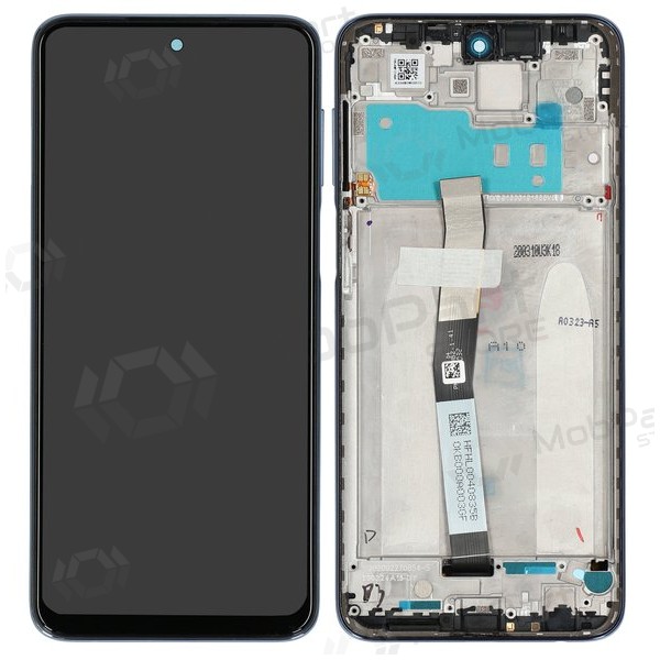 Xiaomi Redmi Note 9 Pro / Note 9S pantalla (gris) (con un marco) (Premium)