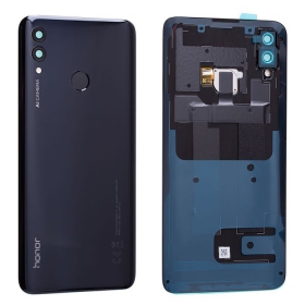 Huawei Honor 10 Lite tapa trasera de la batería negro (Midnight Black) (usada grade C, original)