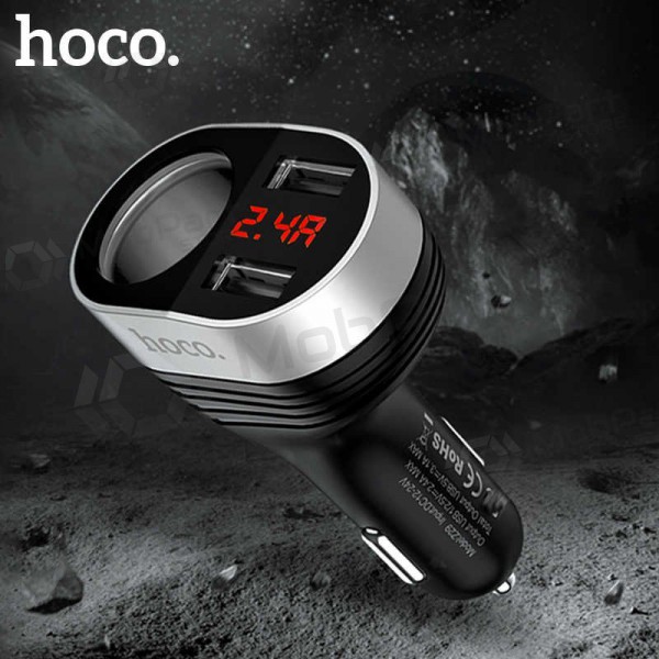 Cargador automobilinis Hoco Z29 x 2 USB (3.1A) (negro)