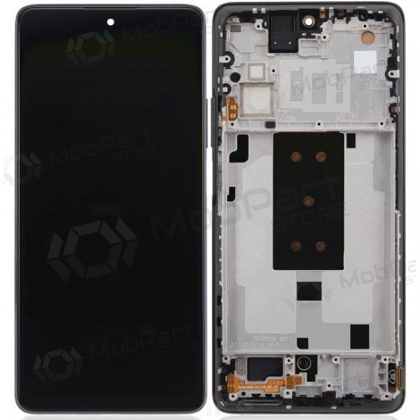 Ekranas Xiaomi 11T 5G su lietimui jautriu stikliuku y rėmeliu Meteorite Grey original (service pack)