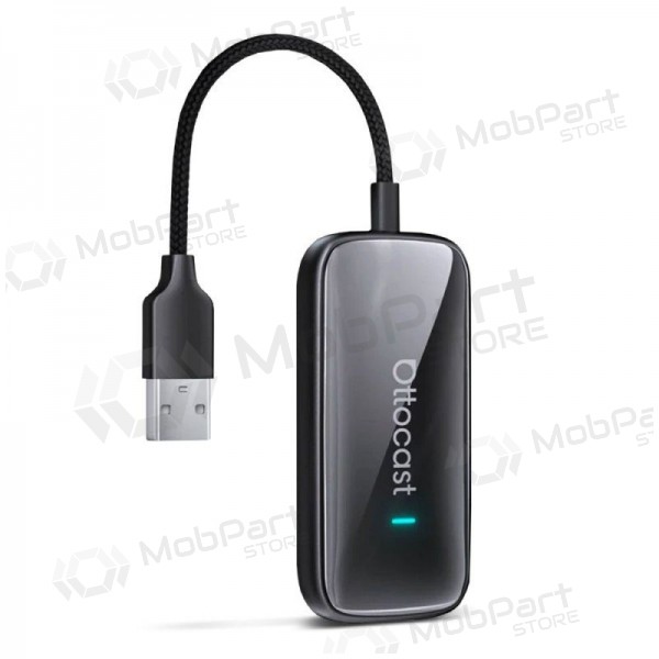 Adaptador inalámbrico CarPlay/Android Auto Ottocast Play2Video Ultra negro