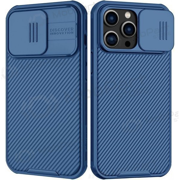 Apple iPhone 14 funda „Nillkin CamShield Pro“ (azul)