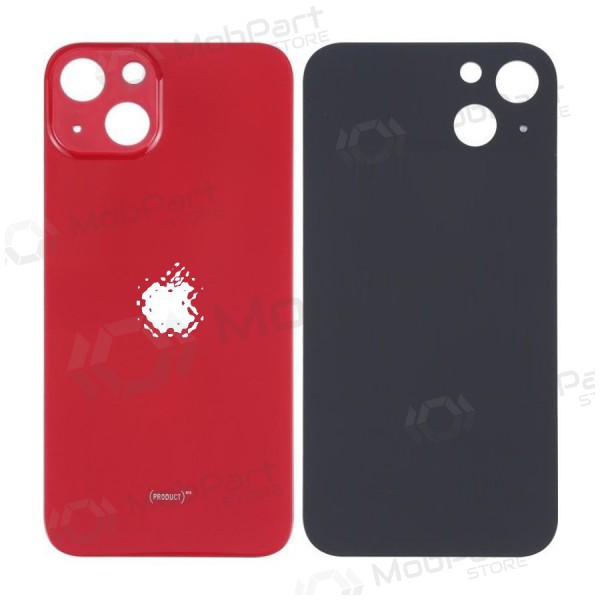 Apple iPhone 13 tapa trasera de la batería (rojo) (bigger hole for camera) Apple iPhone 13 tapa trasera de la batería (rojo) (bigger hole for camera)
