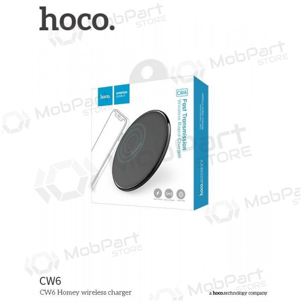 Inalámbrica cargador HOCO CW6 (negro)