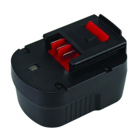 Batería Black+Decker A1712 12V para herramientas 3Ah Ni-MH (reemplazo)